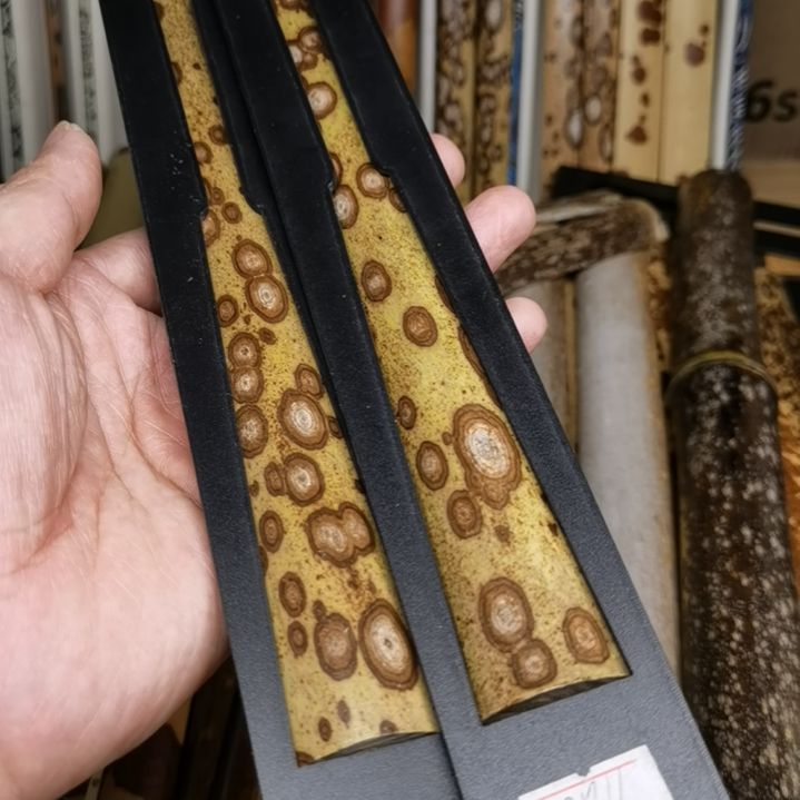 扇子梅鹿扇子料一对