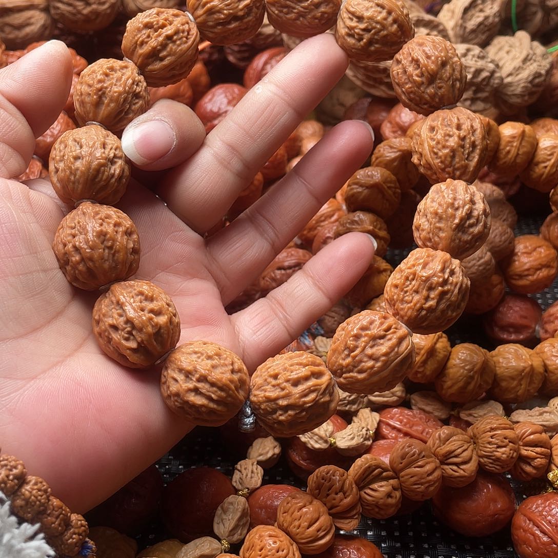 手串文玩核桃荔枝纹