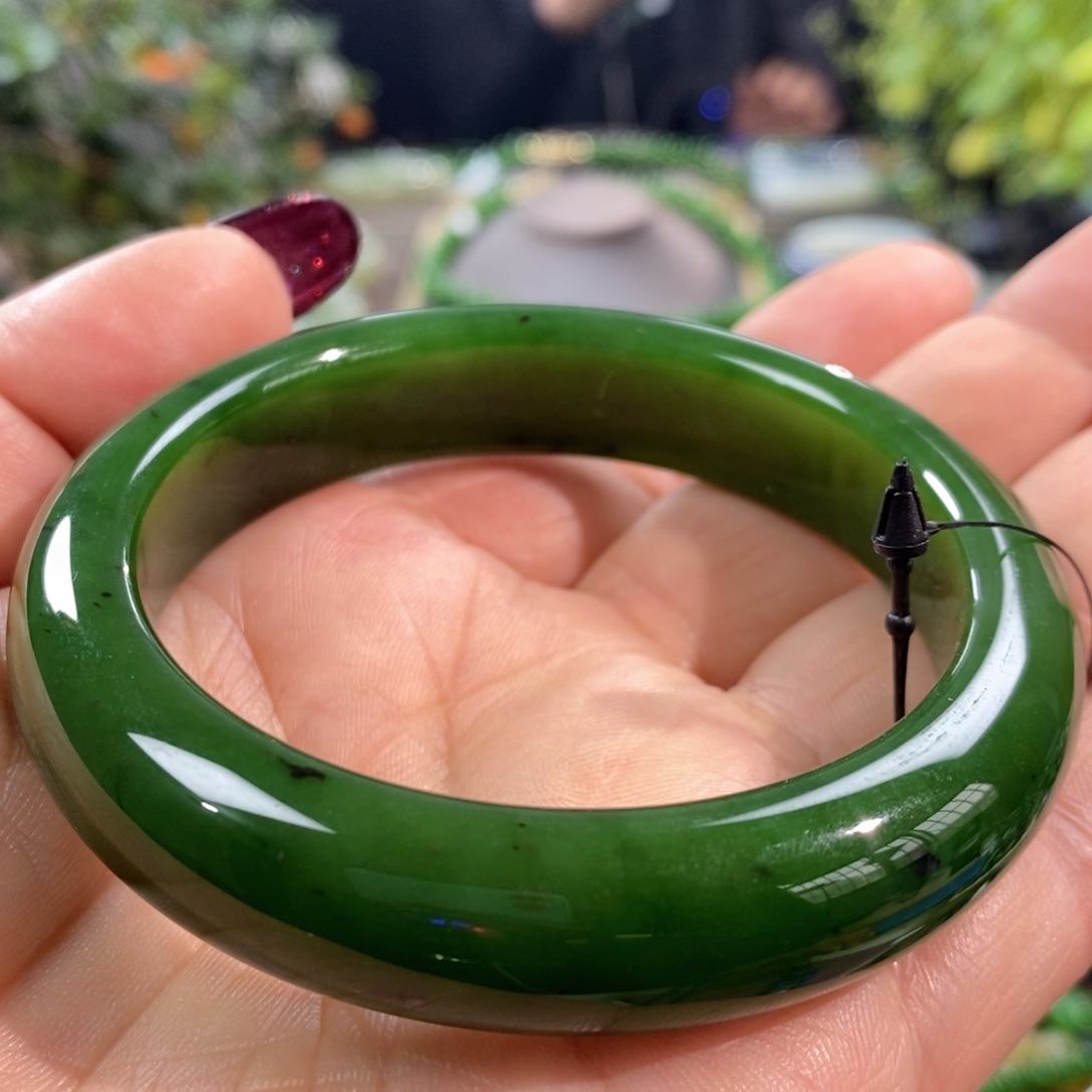 和田玉（碧玉）手镯未镶嵌