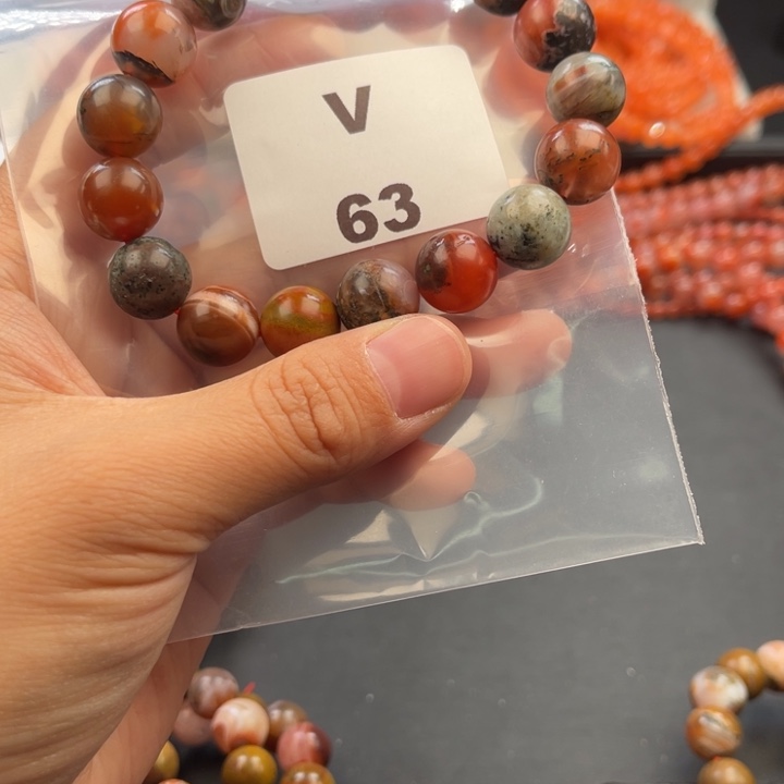 南红玛瑙未镶嵌多样性发货默认微瑕称重12mm