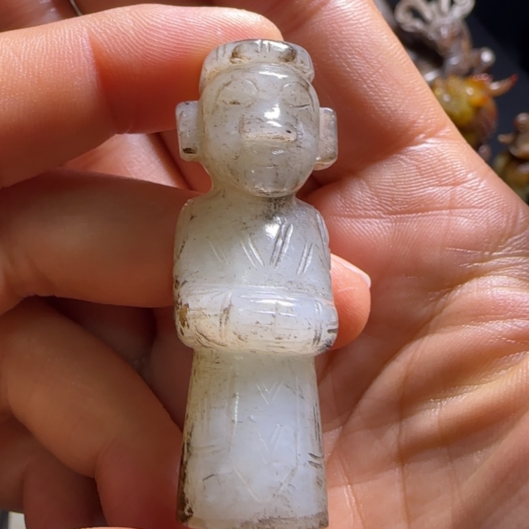 和田玉颈饰未镶嵌