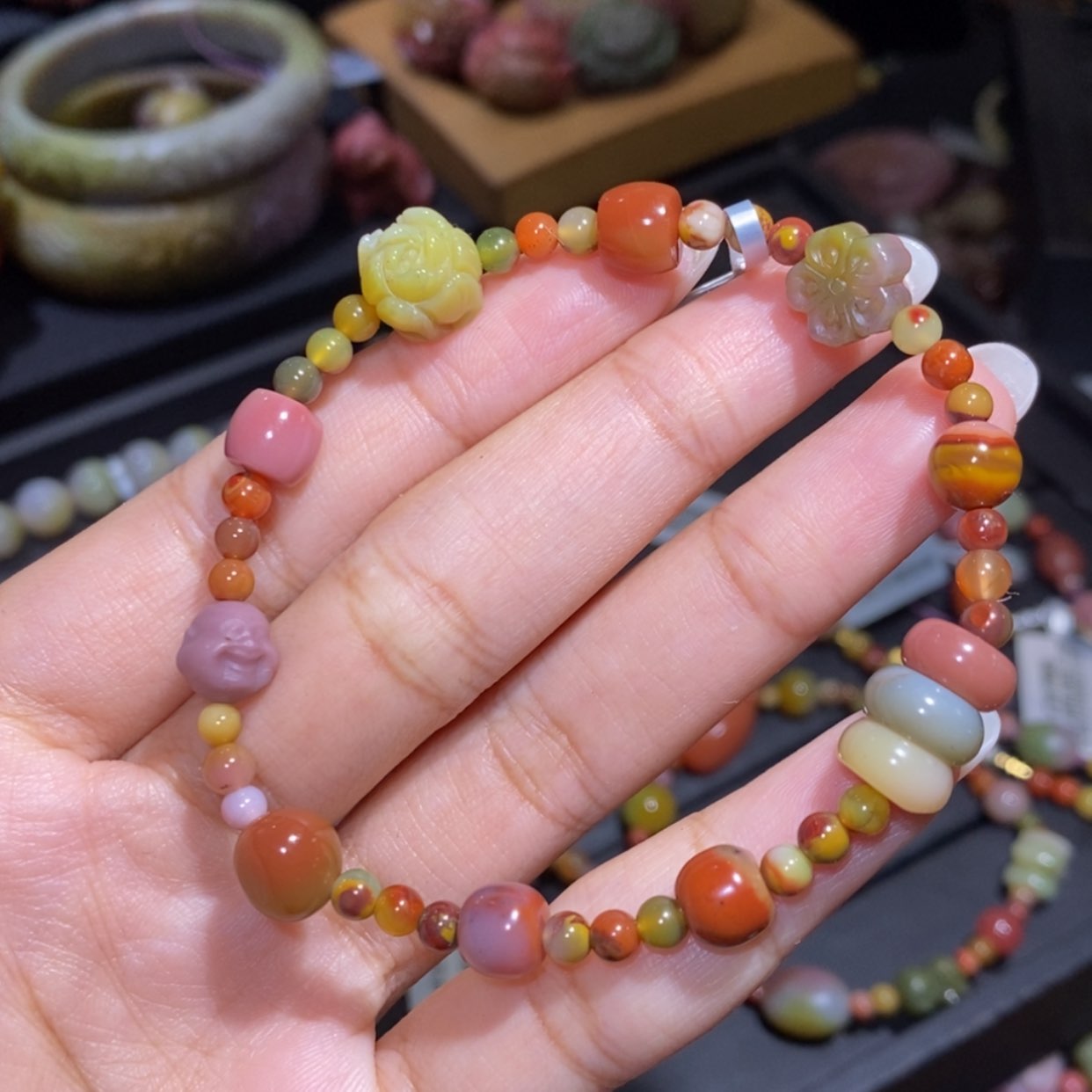 【闪购商品】未镶嵌手链玛瑙/玉髓盐源玛瑙