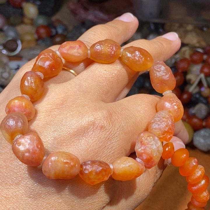 玛瑙/玉髓珠宝半成品未镶嵌淡*