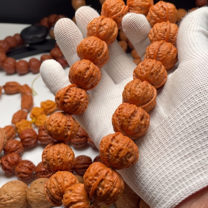 文玩核桃吊坠小核桃南瓜一道筋