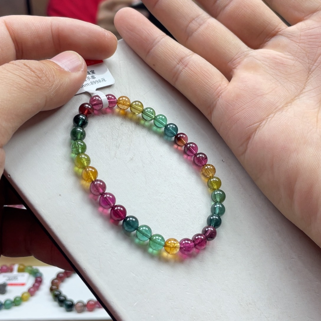 碧玺手串未镶嵌6mm.mmmmmmmmmmm