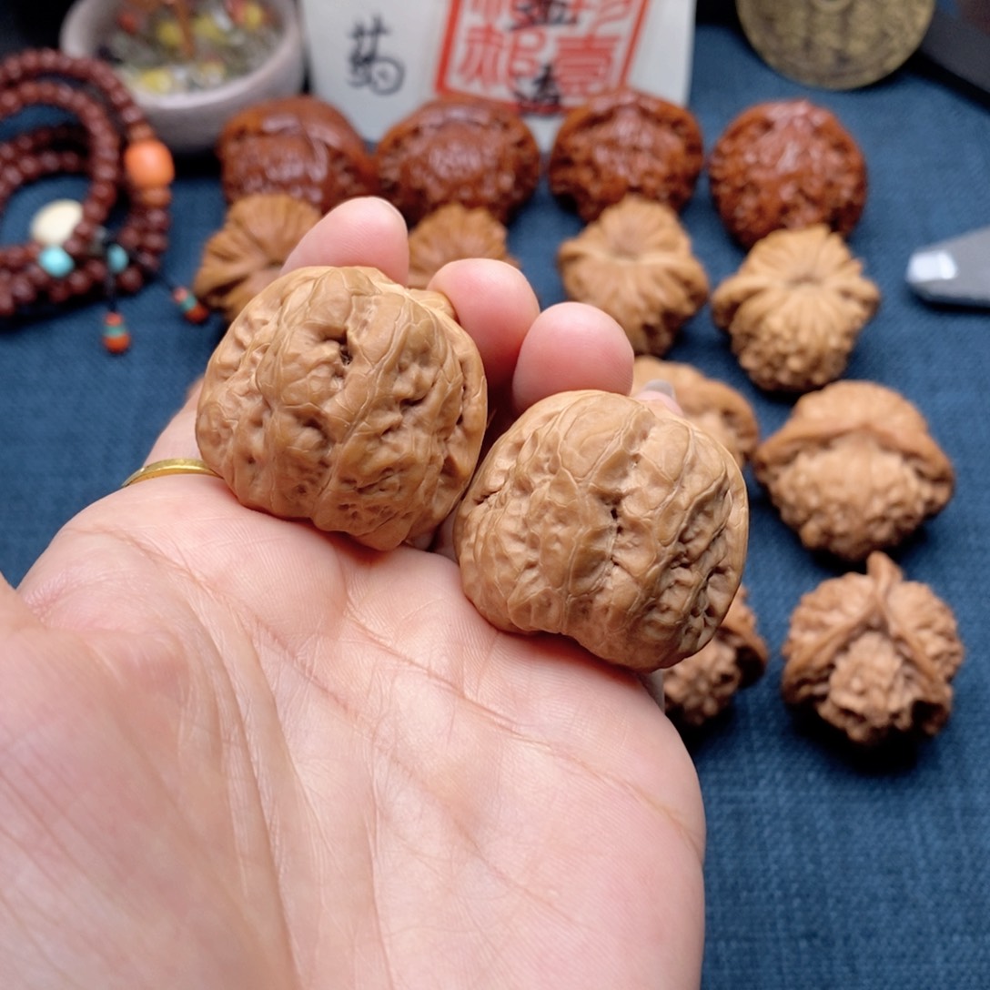 桃核吊坠蛤蟆头核桃32