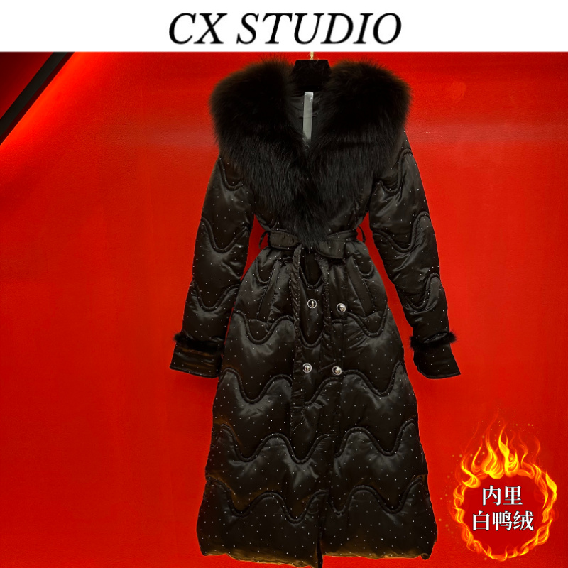 编码08 经典收腰轻奢时尚秋冬季羽绒服（定制女装）OS011