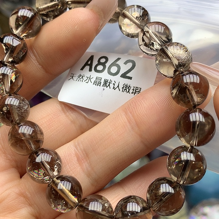 水晶手链10mm+未镶嵌水晶