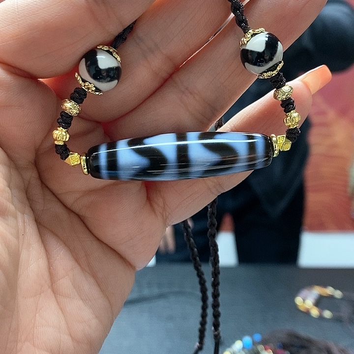 玛瑙/玉髓颈饰合金