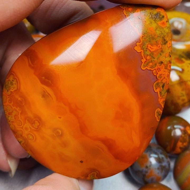 漫***雨玛瑙/玉髓未镶嵌玛瑙