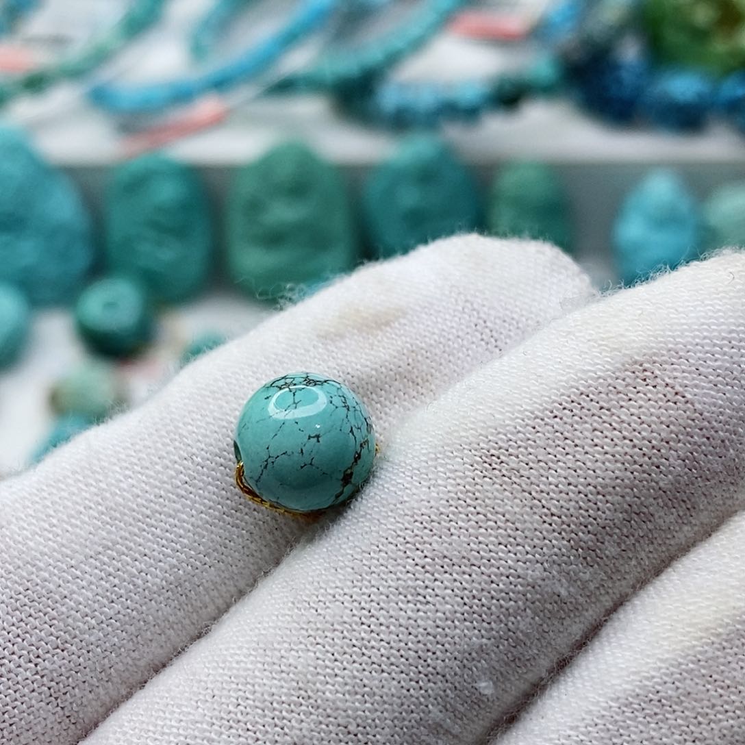 绿松石珠宝奇石未镶嵌