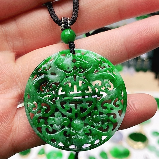 翡翠耳饰未镶嵌挂件