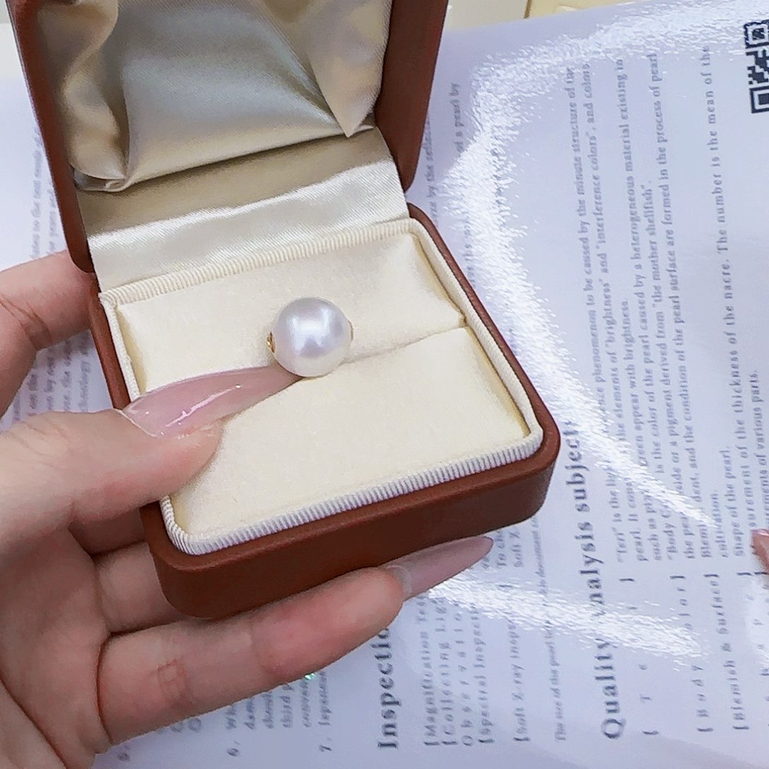 海水珍珠18K金镶嵌颈饰