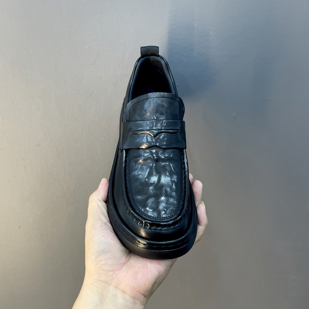 高端品质 纯皮时尚休闲男鞋W