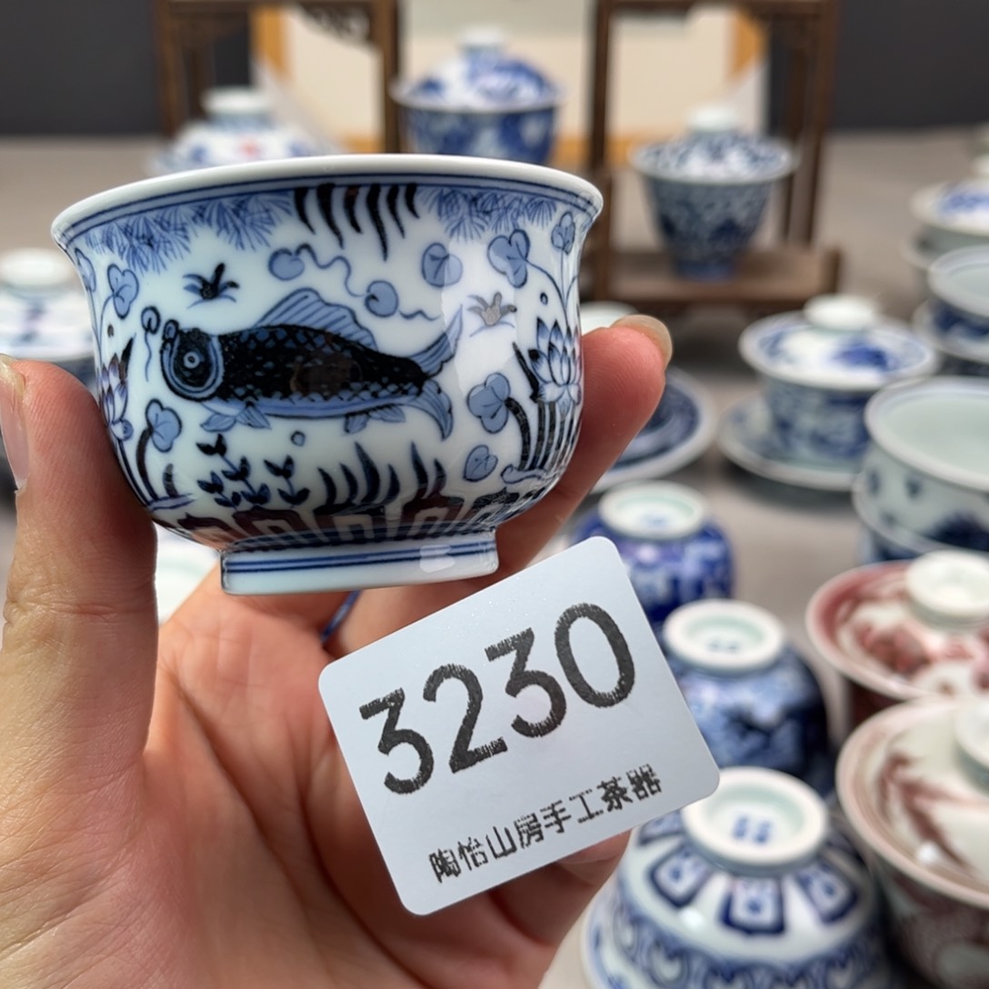 A**t景德镇陶瓷手绘杯3230燕子