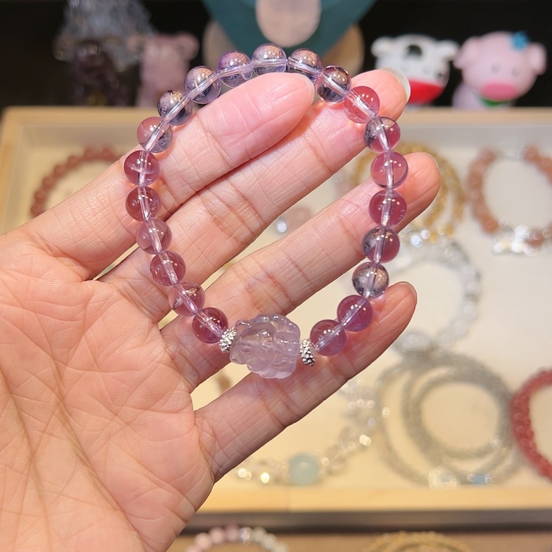 水晶手链未镶嵌紫