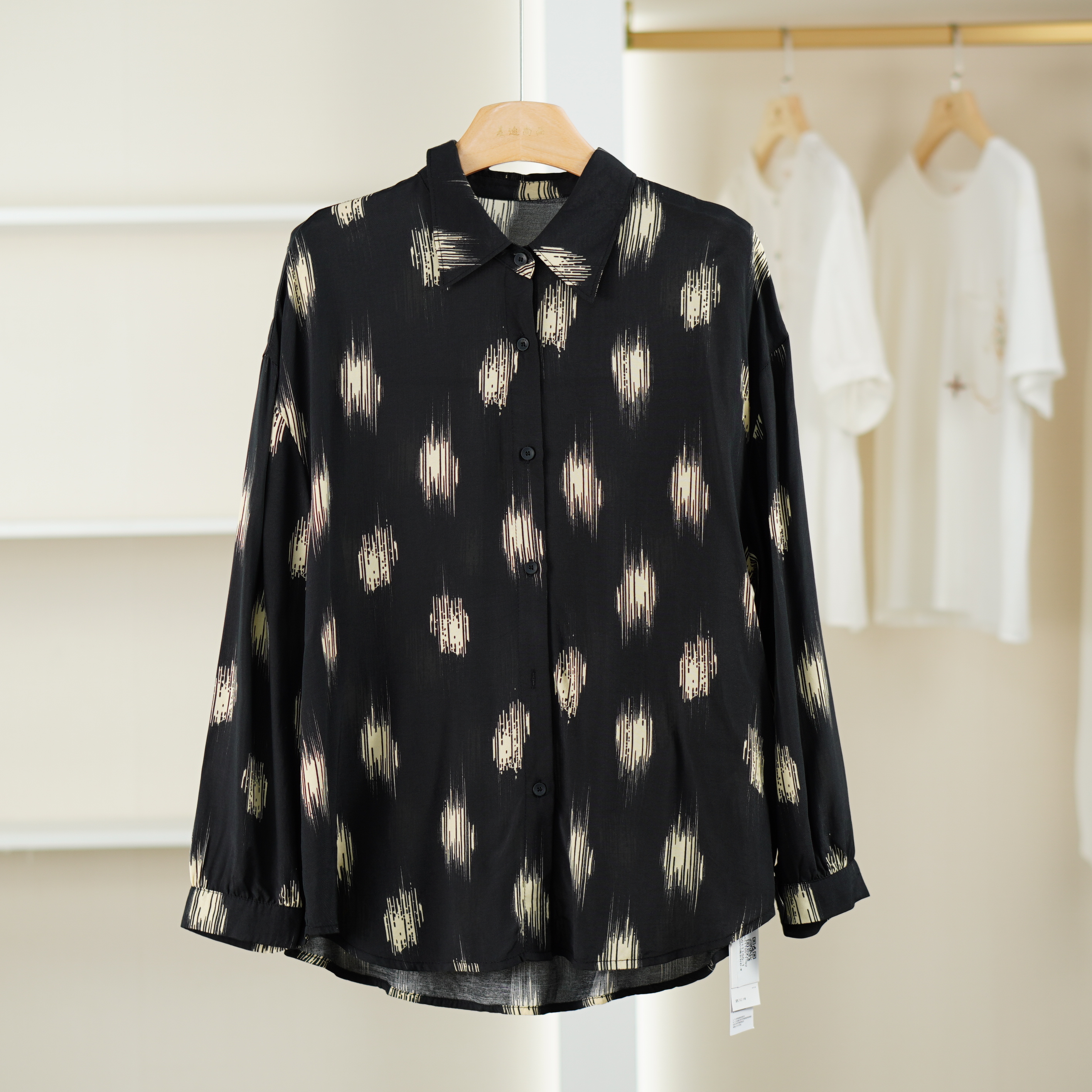 麦迪尚品【夕Y】50909510 春季简约时尚休闲长袖衬衫品牌女装