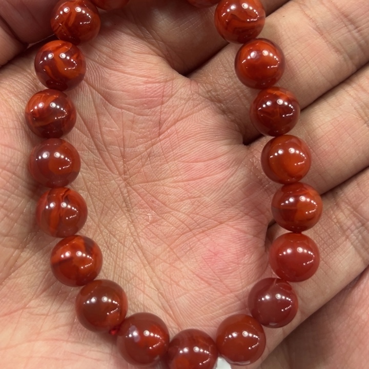 南红玛瑙手链未镶嵌Y