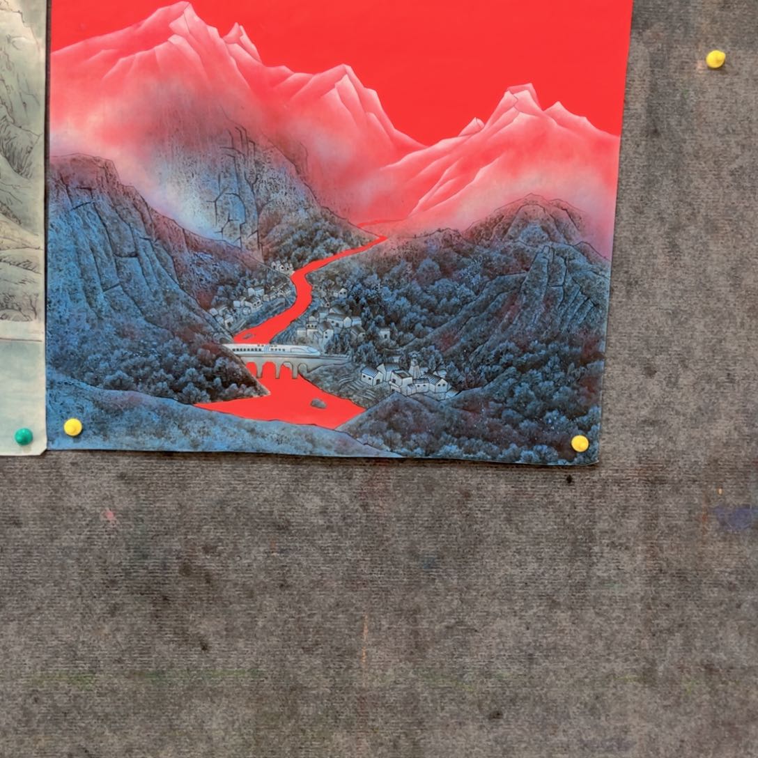 国画原创设计作品工笔画红红火火