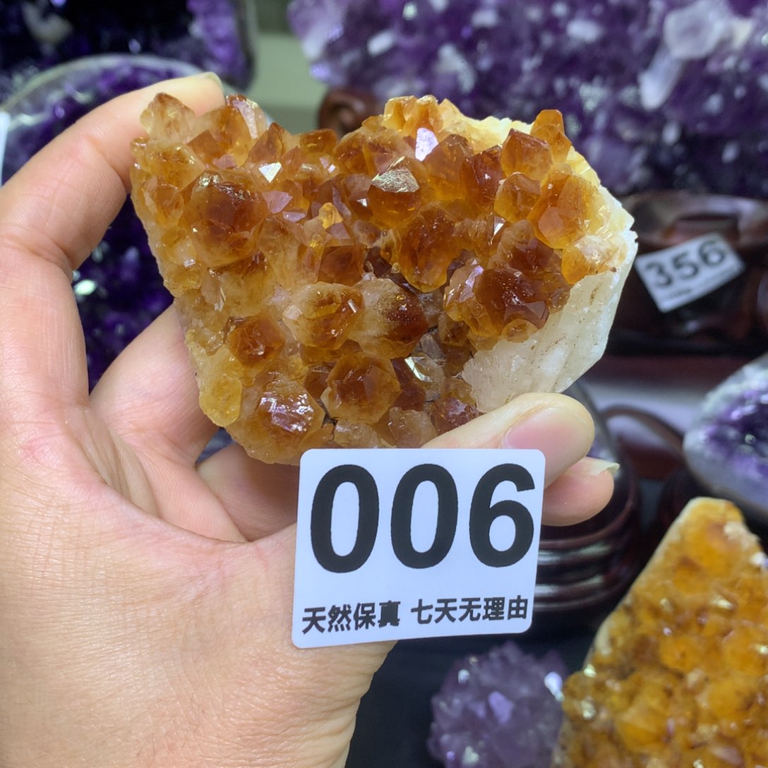 未镶嵌紫晶摆件水晶