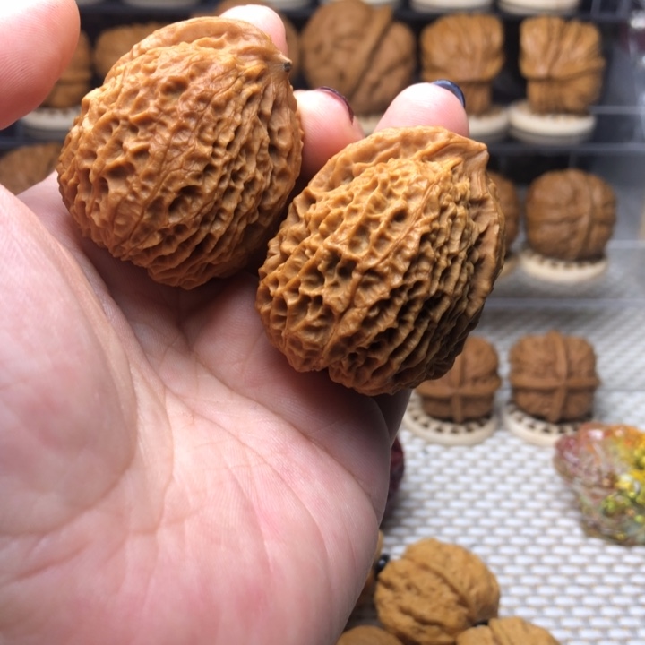 文玩核桃把件21臻龙蛇头42尺