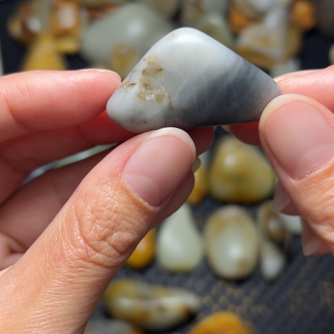 和田玉未镶嵌挂件A134