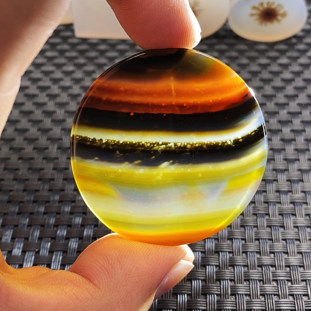 丝***缘玛瑙/玉髓未镶嵌吊坠(不含链)