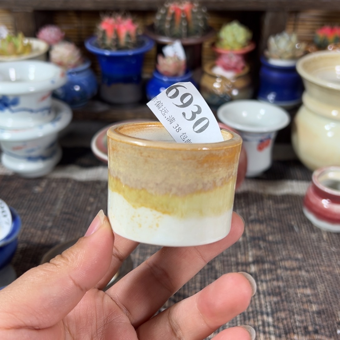 红陶景德镇手工花盆