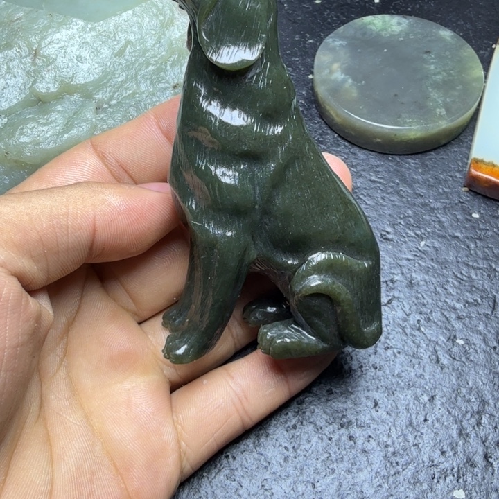 叶***）和田玉（糖玉）未镶嵌珠宝奇石