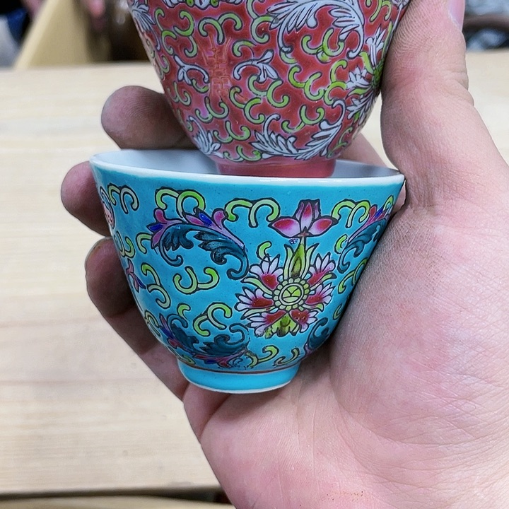 瓷片瓷制作工艺品摆件