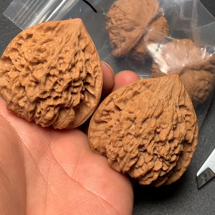 文玩核桃把件40官帽906