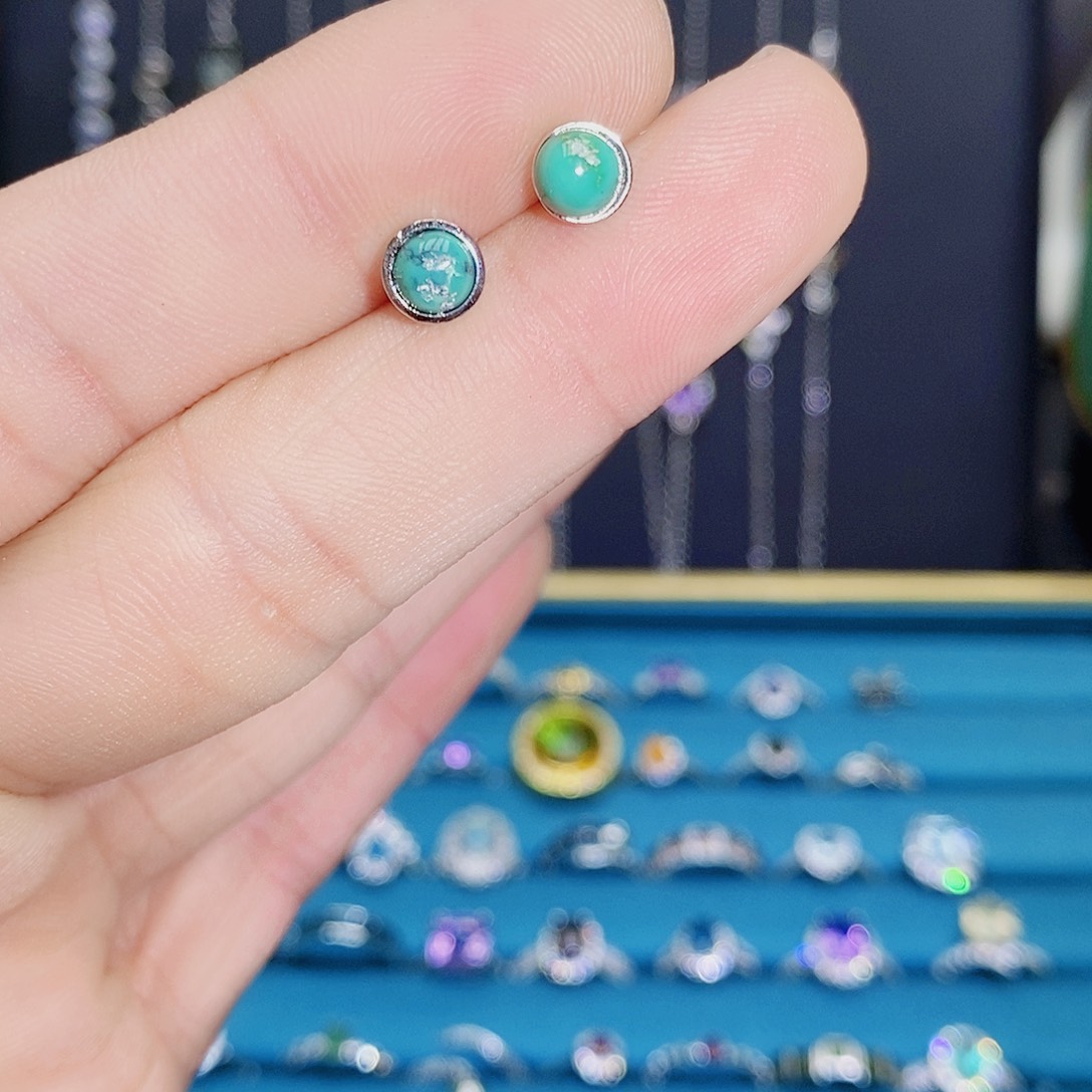 紫晶珠宝半成品银S925镶嵌