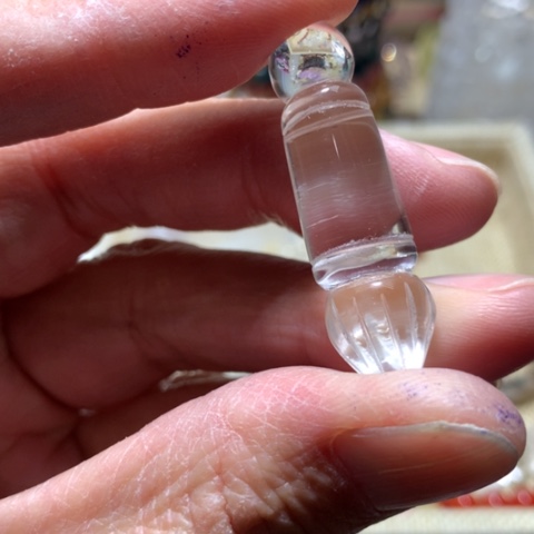 水晶吊坠文昌笔未镶嵌吊坠