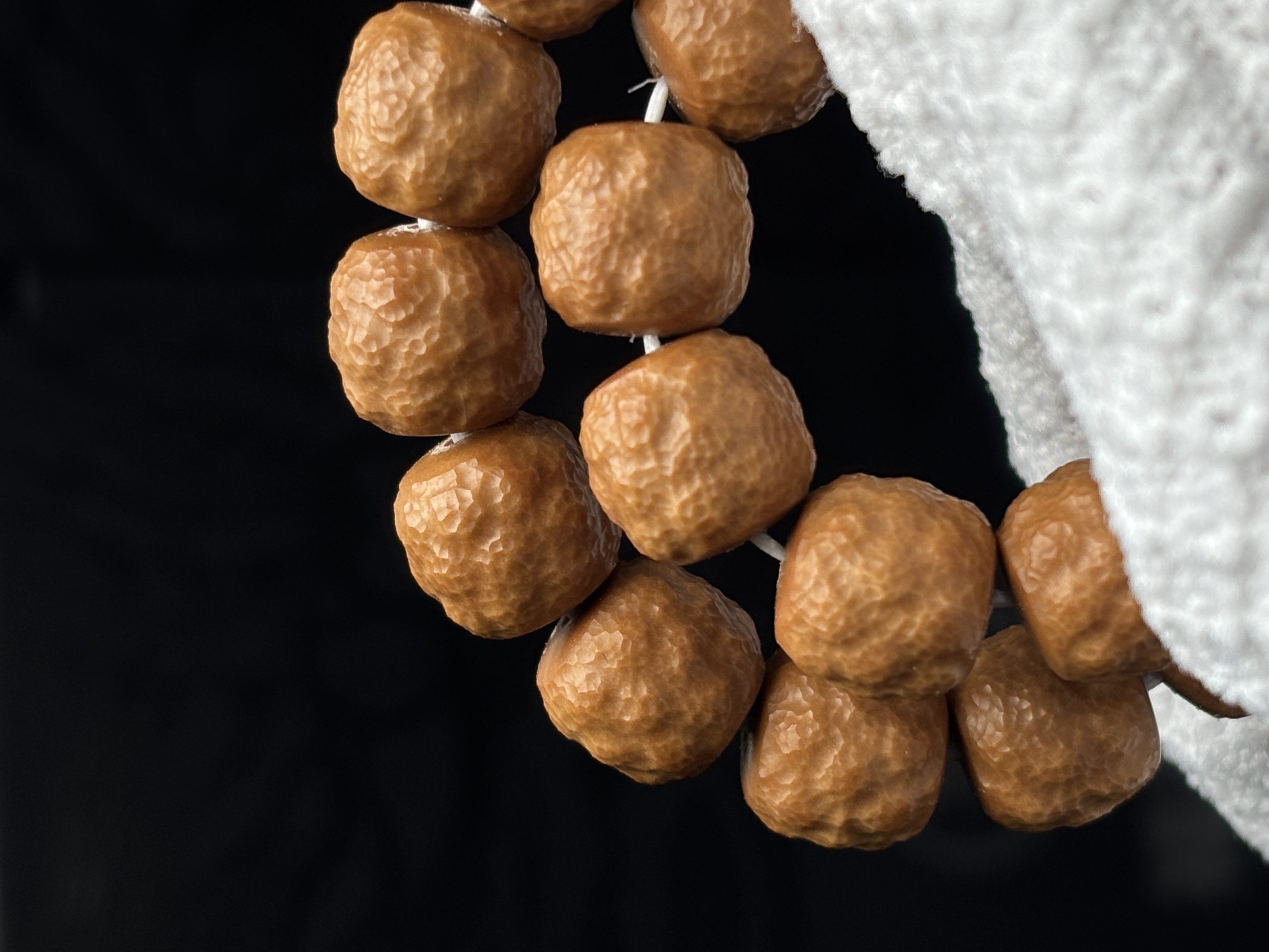 10级粉丝灯牌福利 纯手工全品猴头核桃手串