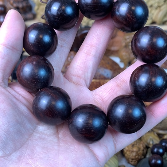 木用****7老料紫檀2.5手串好货