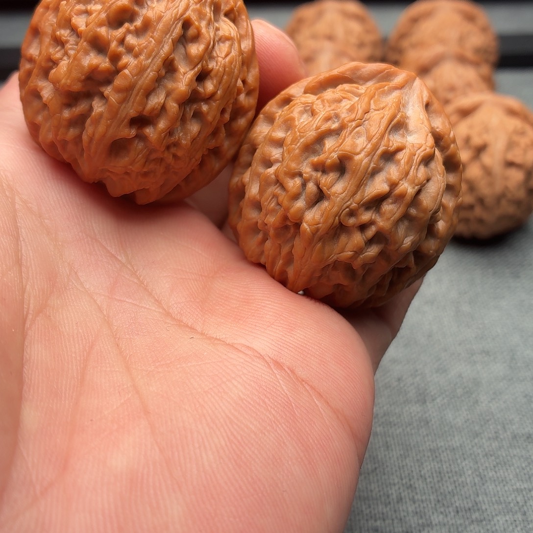 @***飞文玩核桃吊坠红锦鲤42尺寸LY-059