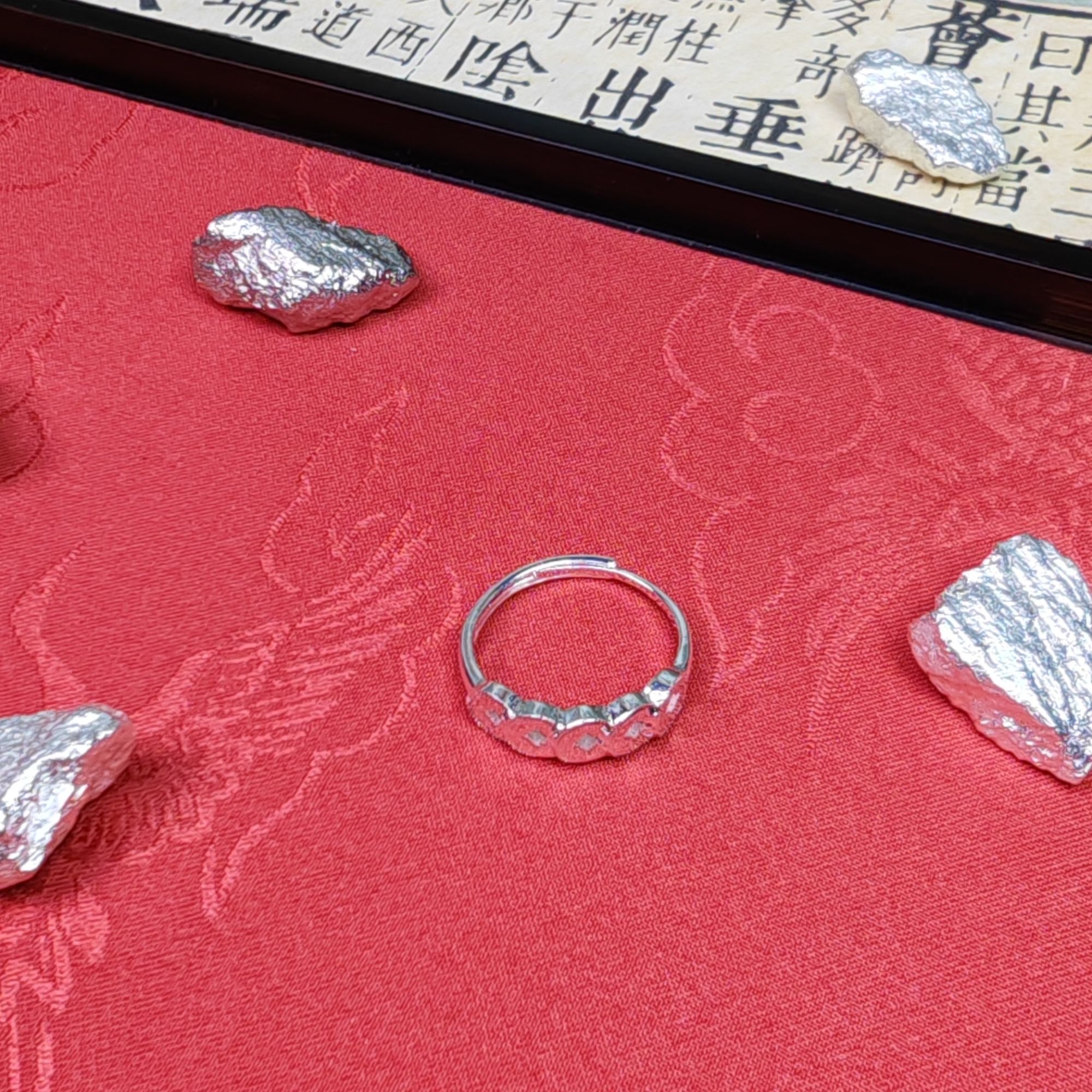 足银戒指 五币戒指（贝贝严选）