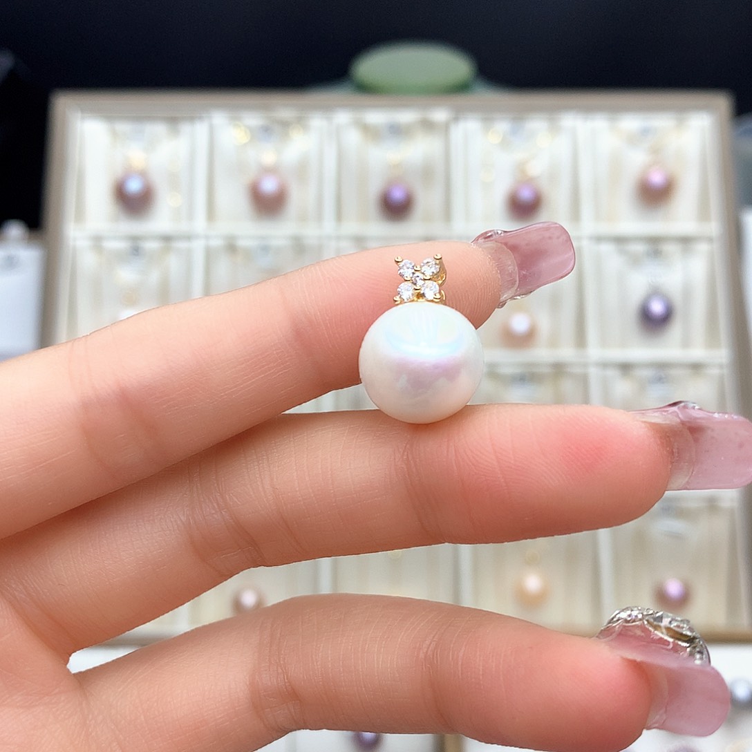 淡水珍珠颈饰合金