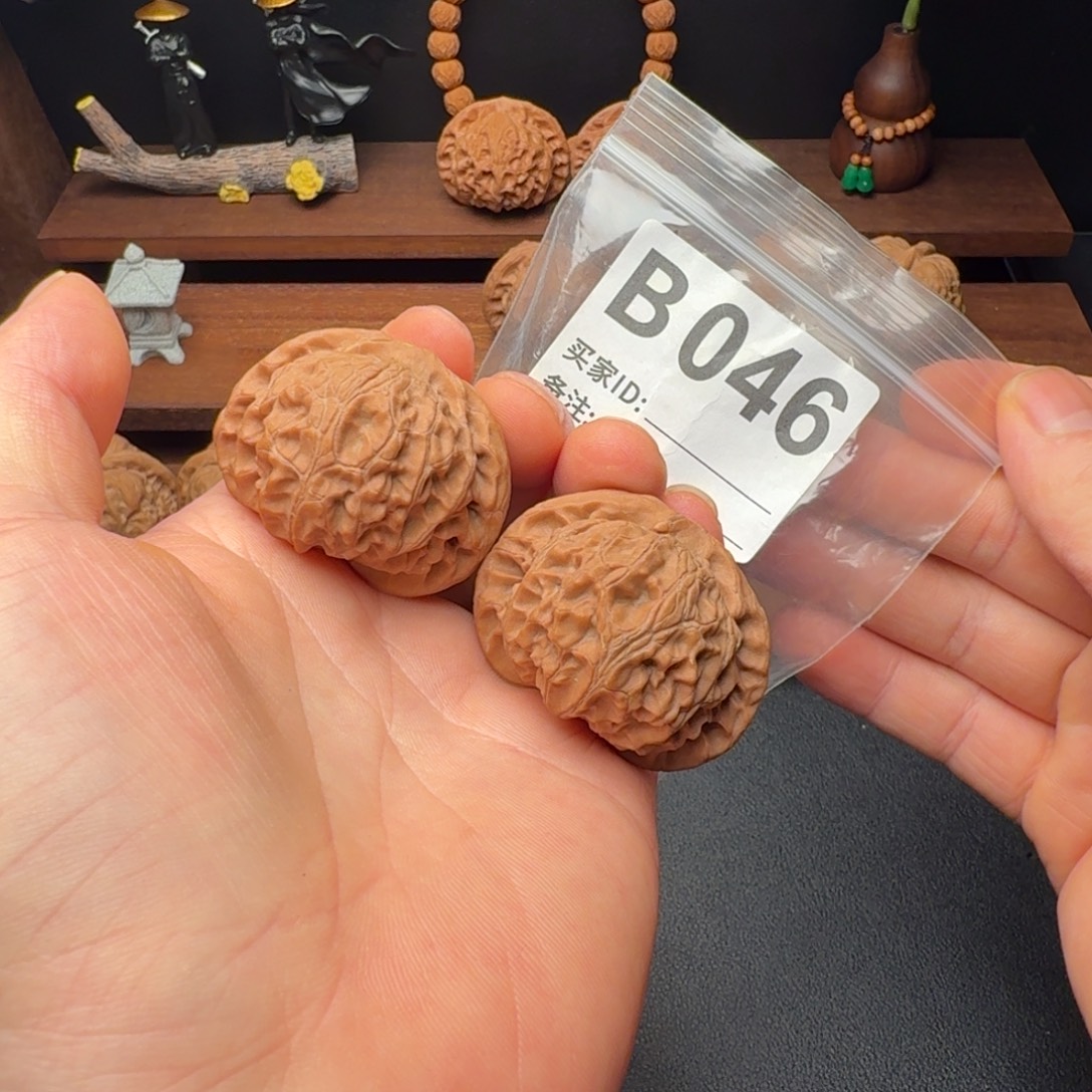 核桃手串/手链43+全品红皮宫灯