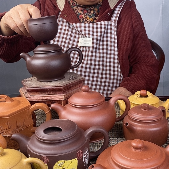 C***｀紫砂茶壶宜兴紫砂壶茶壶老丁山紫砂