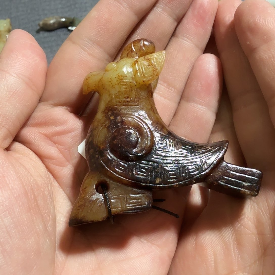 和田玉挂件未镶嵌哇*