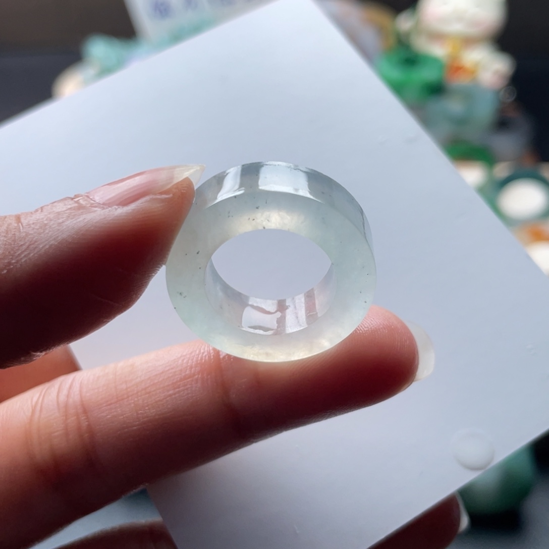 定制翡翠未镶嵌冰冰戒