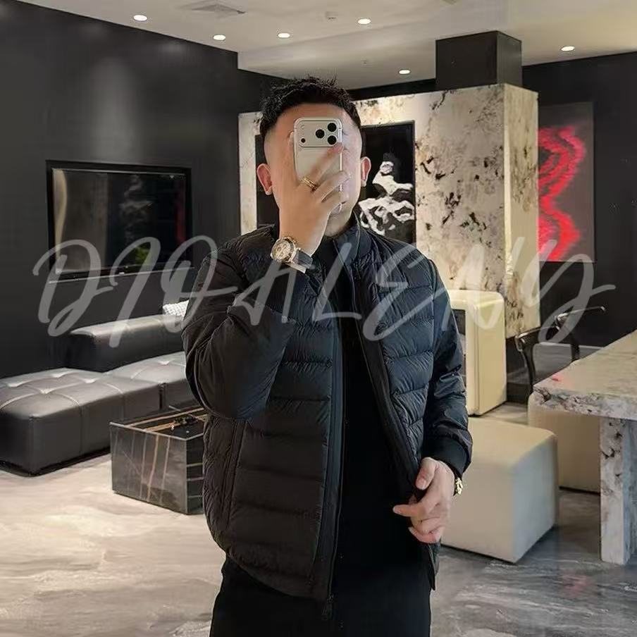 【帅老板】3003冬季轻奢假两件可拆卸式单穿羽绒马甲棉夹克