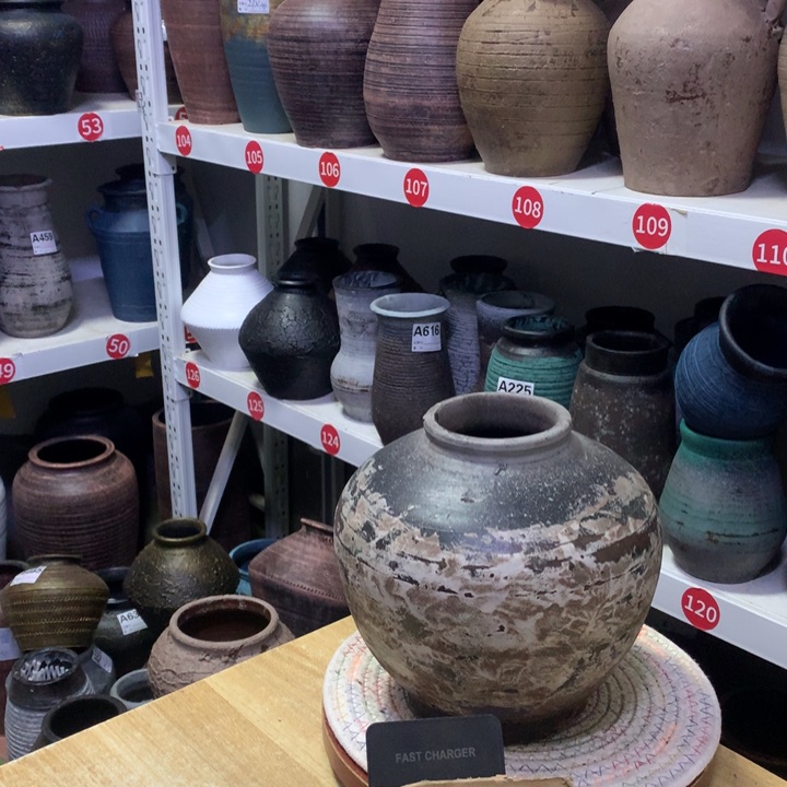 【闪购商品】红陶粗糙盆默认打孔高20口8.5