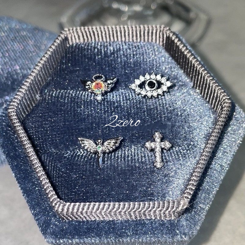 恶魔之眼耳环新款小众爆款耳钉高级时尚耳钉夏天高级感