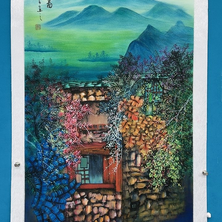 国画书法作品多次参加