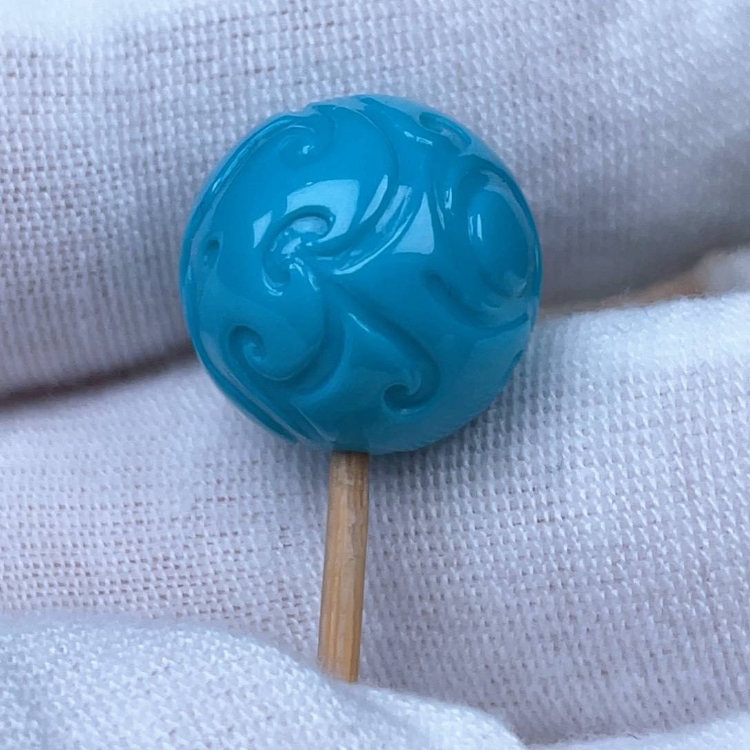 绿松石未镶嵌颈饰15mm