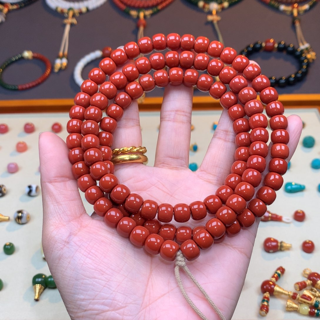 南红玛瑙未镶嵌颈饰