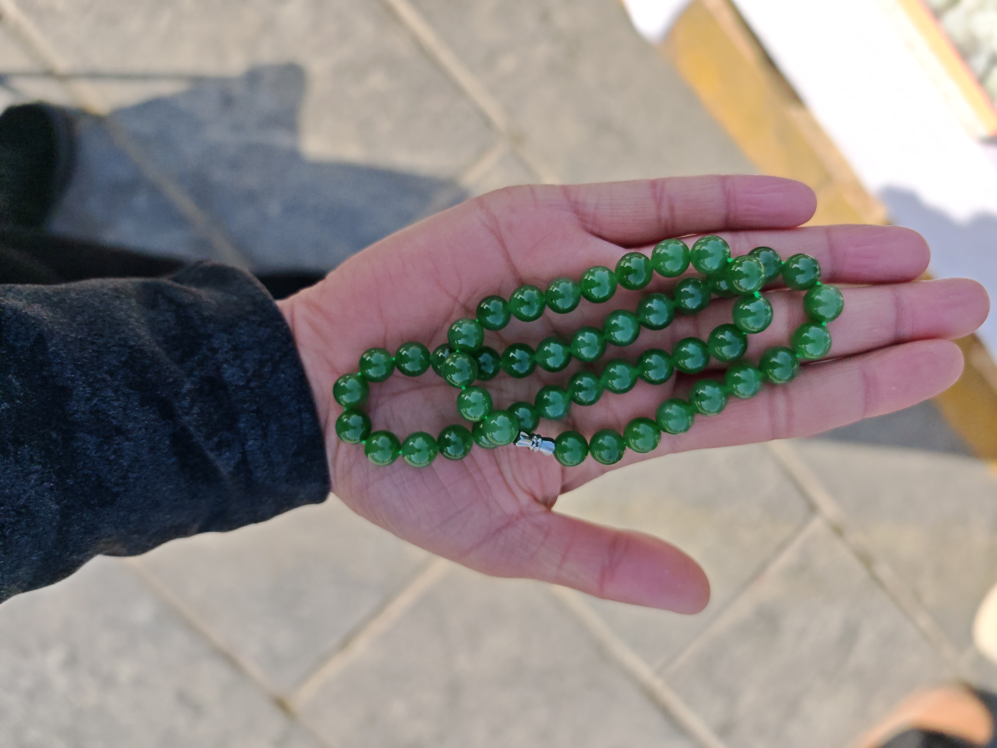 和田玉手串高端奢华款