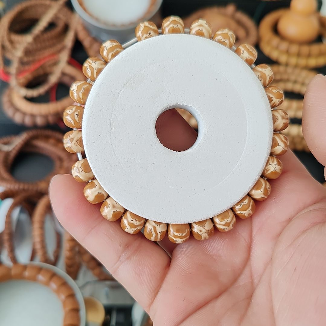 紫金鼠手串9实心笑脸老型